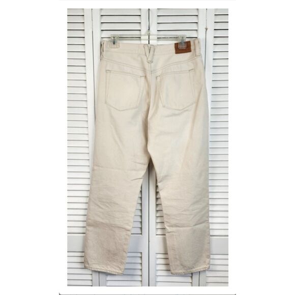 J. Crew Reimagined Beig / Ecru Slouchy Boyfriend Jean Size 27 - Picture 3 of 13